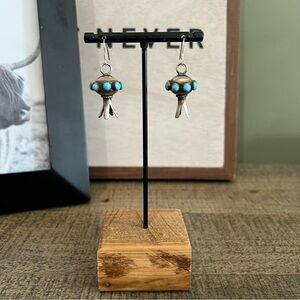 Monica Smith Blossom Earrings with Turquoise